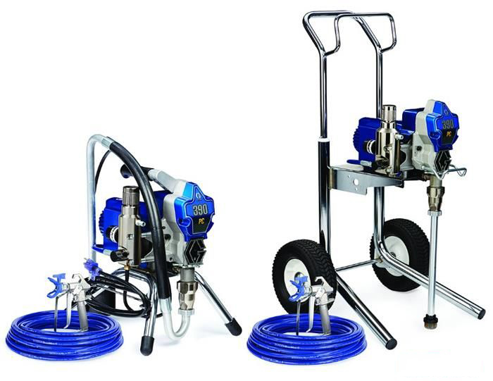 Máy phun sơn Graco 390PC phun ở khoảng cách cực xa